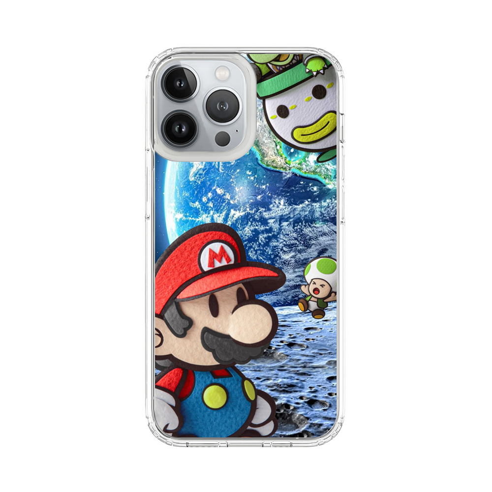 宇宙のマリオとキノピオ iPhone 13 Pro Maxオリジナルケース