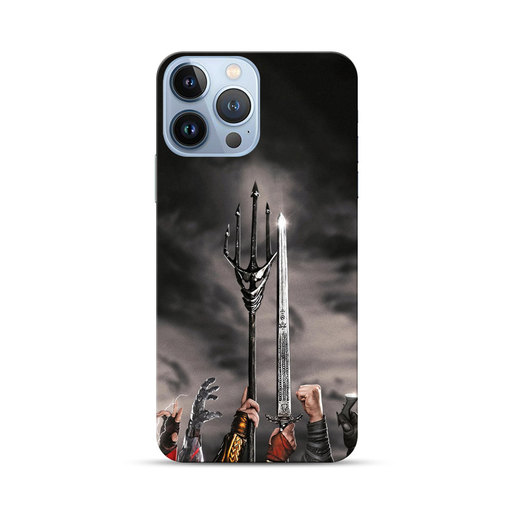 三又槍と剣 iPhone 13 Pro Maxオリジナルハードケース