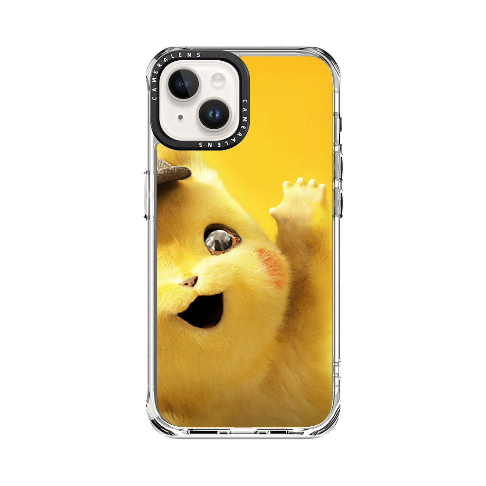 かわいい黄色モンスター iPhone 14オリジナルケース