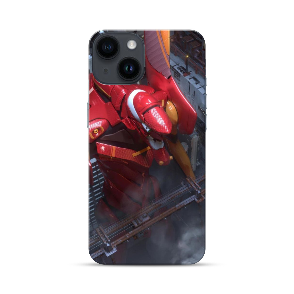 赤い巨大ロボット立像ケース用デザイン jp-anime-eva02-3 赤い巨大ロボット立像ケース用デザイン jp-anime-eva02-3