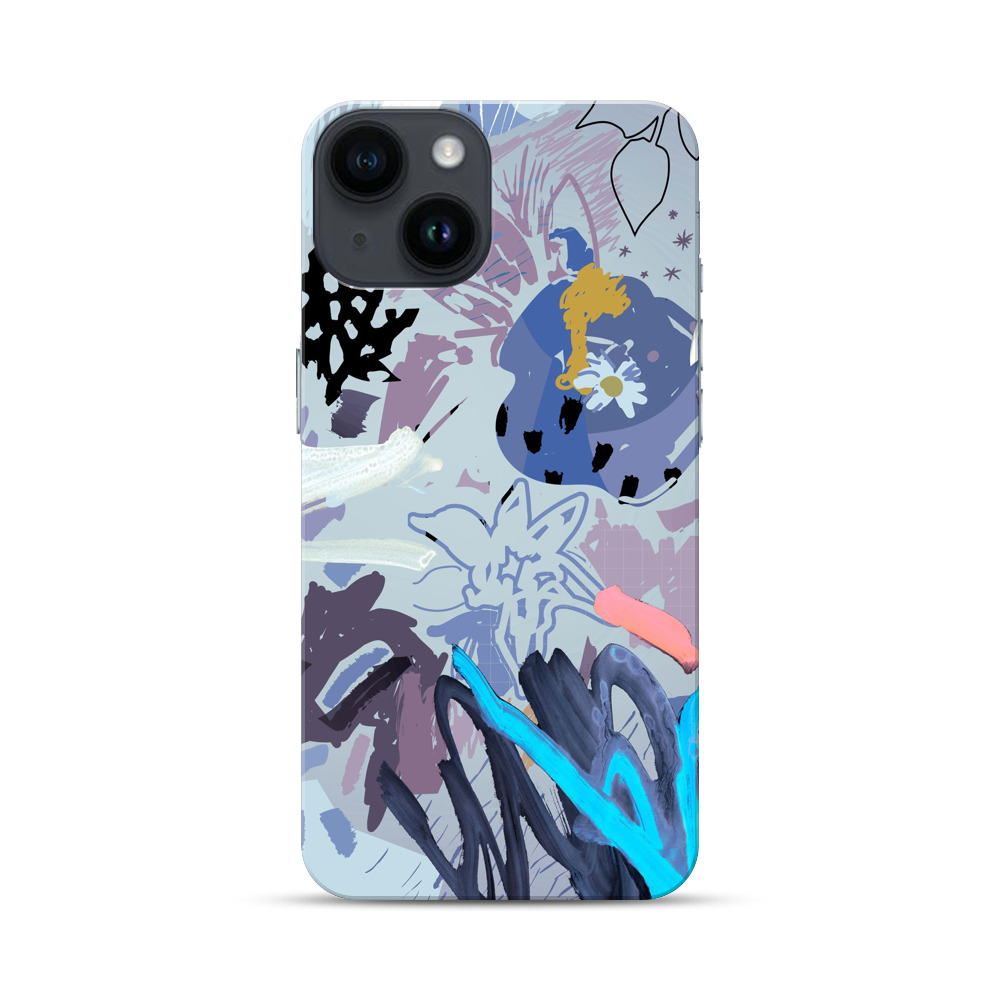 抽象的なアート iPhone 14オリジナルハードケース