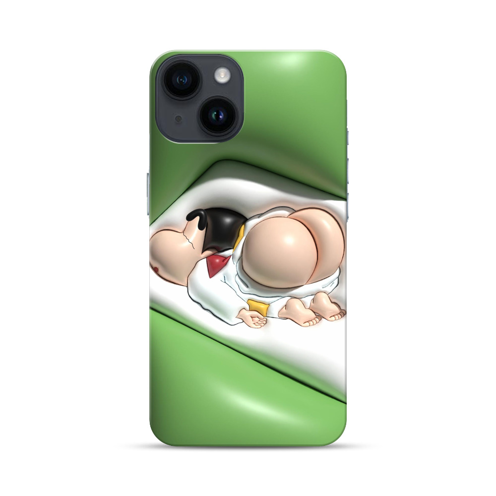 お尻が可愛いキャラ iPhone 14オリジナルハードケース