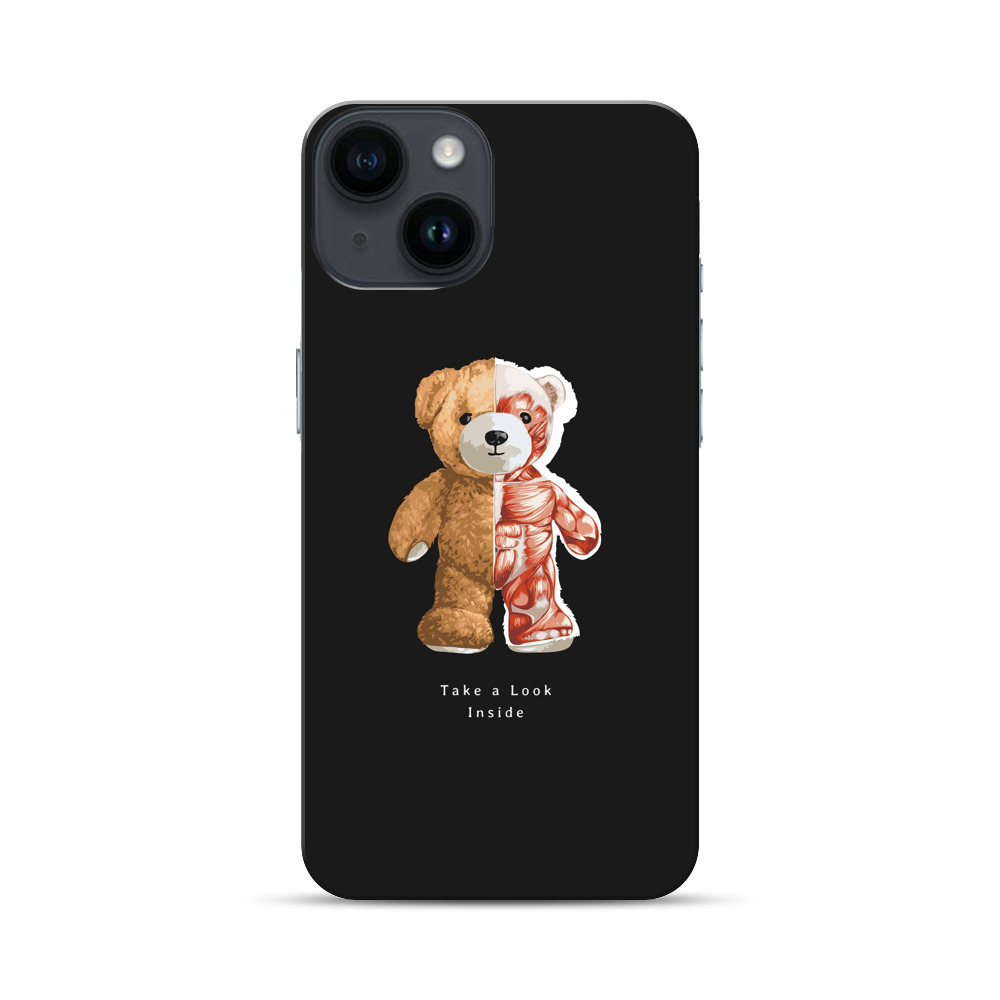 テディベアの解剖図 iPhone 14オリジナルハードケース