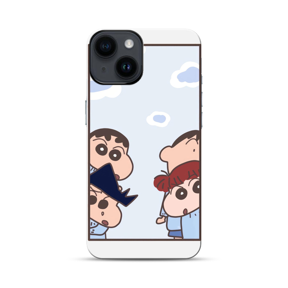 空を見上げるしんちゃん iPhone 14オリジナル耐衝撃ケース