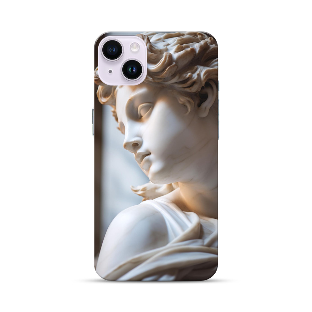 彫刻女性の横顔 iPhone 14 Plusオリジナルハードケース