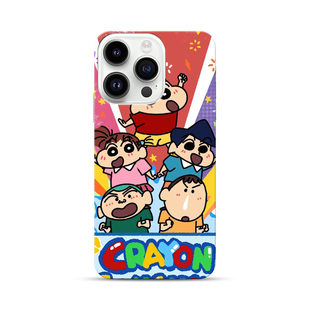 クレヨンしんちゃん合宿 iPhone 14 Proオリジナルハードケース