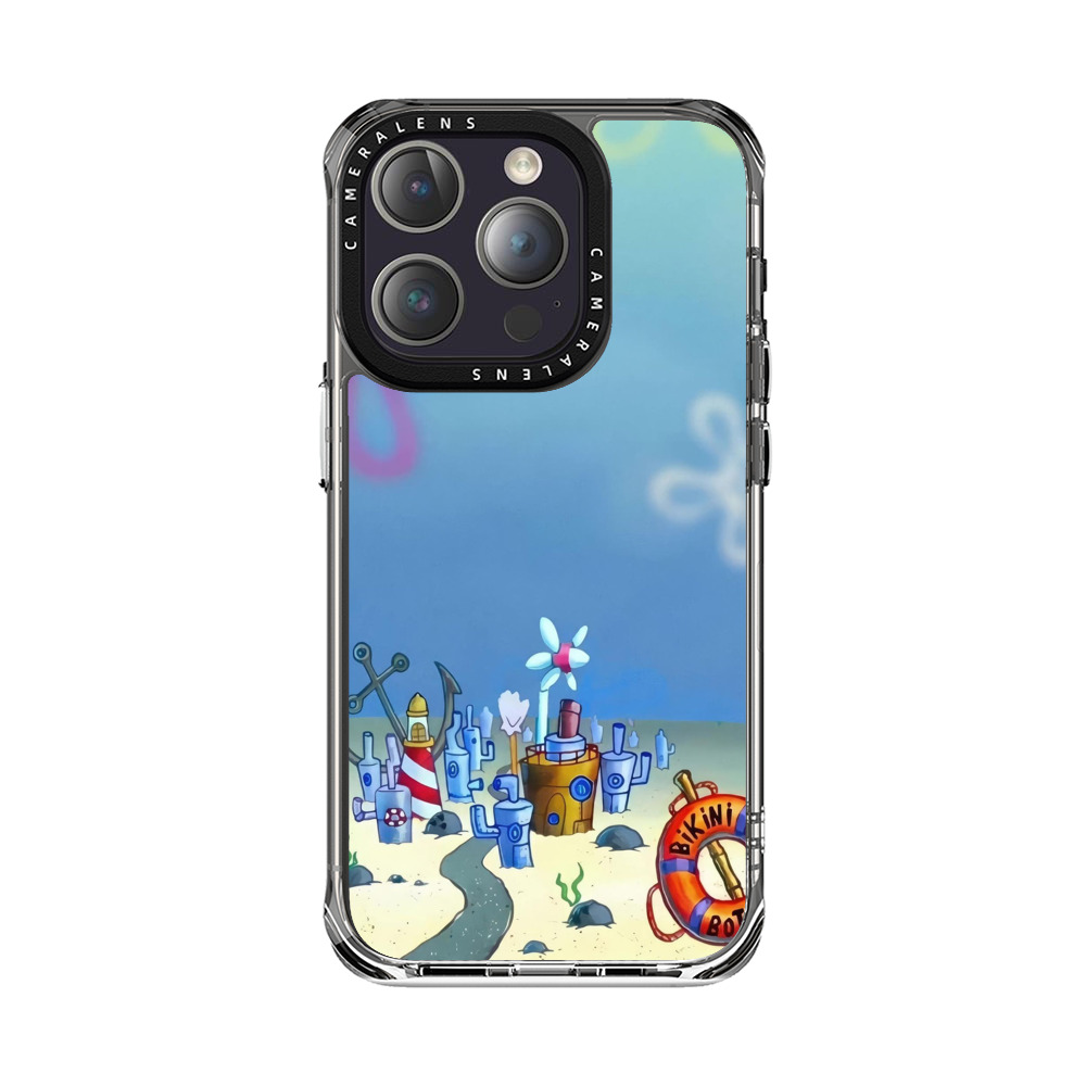 海底都市のイラスト iPhone 14 Pro Maxオリジナルケース