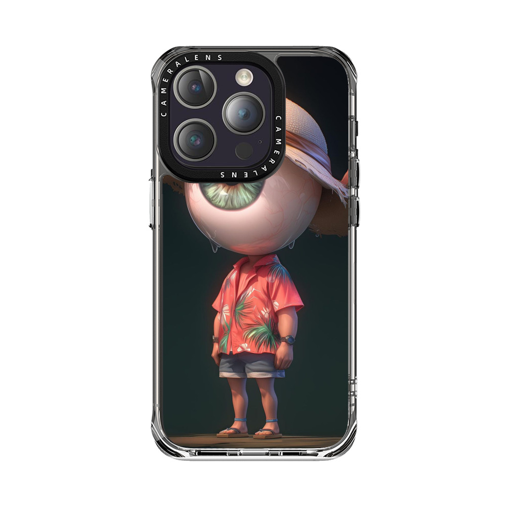 大きな目のキャラクター iPhone 14 Pro Maxオリジナルケース