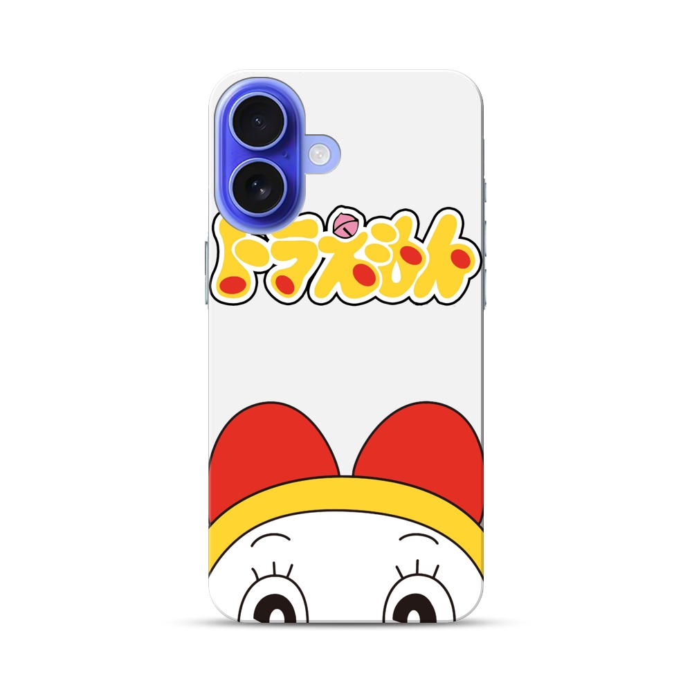 ドラえもんロゴデザイン iPhone 16オリジナルハードケース