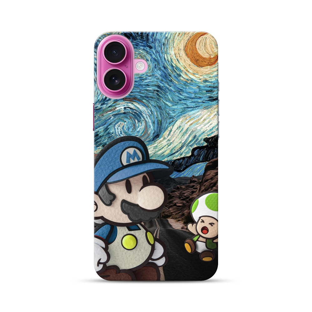 星月夜のマリオとキノピオ mario_05 星月夜のマリオとキノピオ mario_05