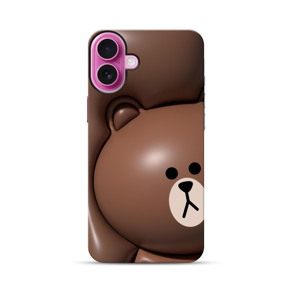かわいいくま顔 brownbear_chocolate-background かわいいくま顔 brownbear_chocolate-background