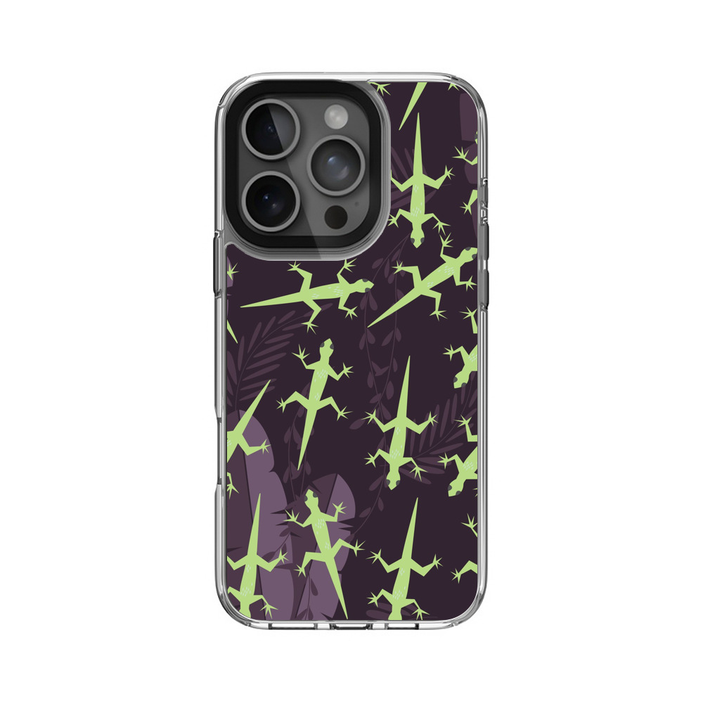 トカゲのパターン iPhone 16 Proオリジナルケース