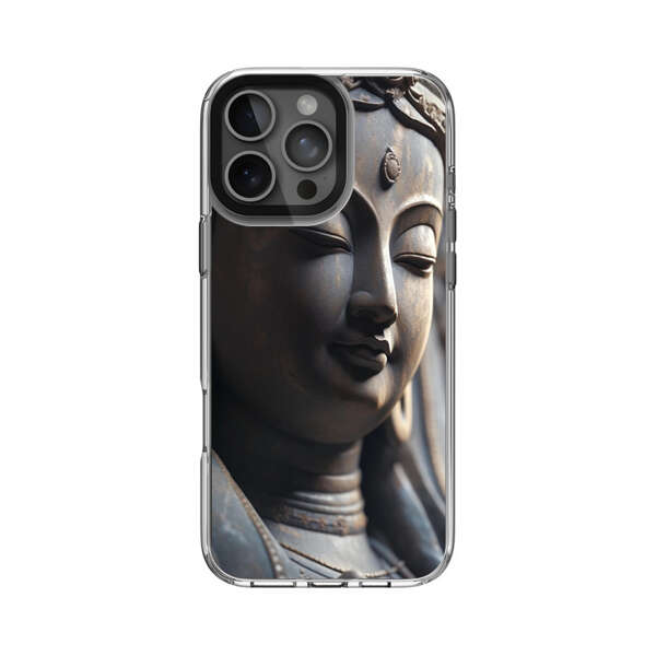 穏やかな仏像の顔 iPhone 16 Pro Maxオリジナルケース