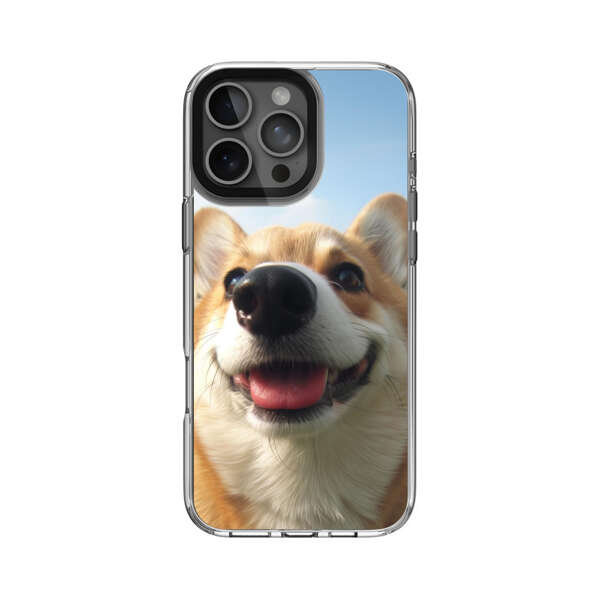 笑顔のコーギー犬 iPhone 16 Pro Maxオリジナルケース