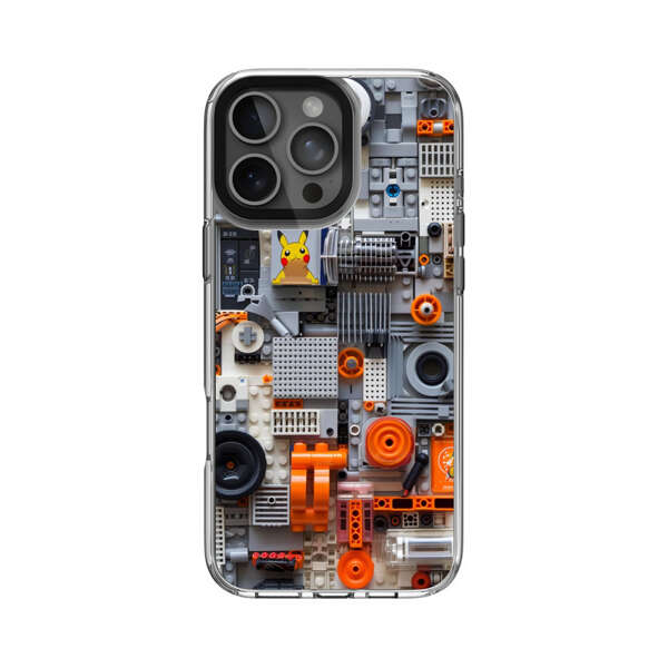 ピカチュウブロックアート iPhone 16 Pro Maxオリジナルケース