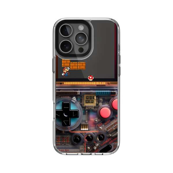 スーパーマリオのゲーム画面 iPhone 16 Pro Maxオリジナルケース