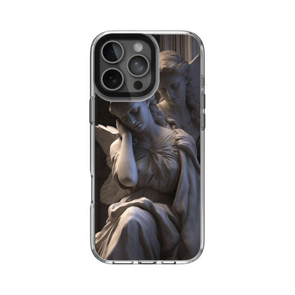 優雅な天使の彫刻 iPhone 16 Pro Maxオリジナルケース
