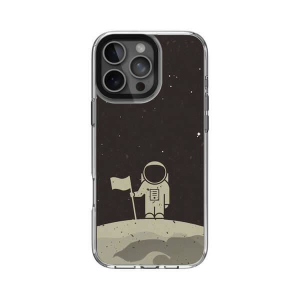 宇宙飛行士と旗 iPhone 16 Pro Maxオリジナルケース