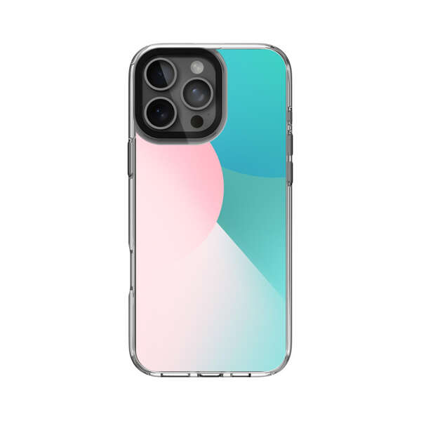 優しいピンクの丸 iPhone 16 Pro Maxオリジナルケース