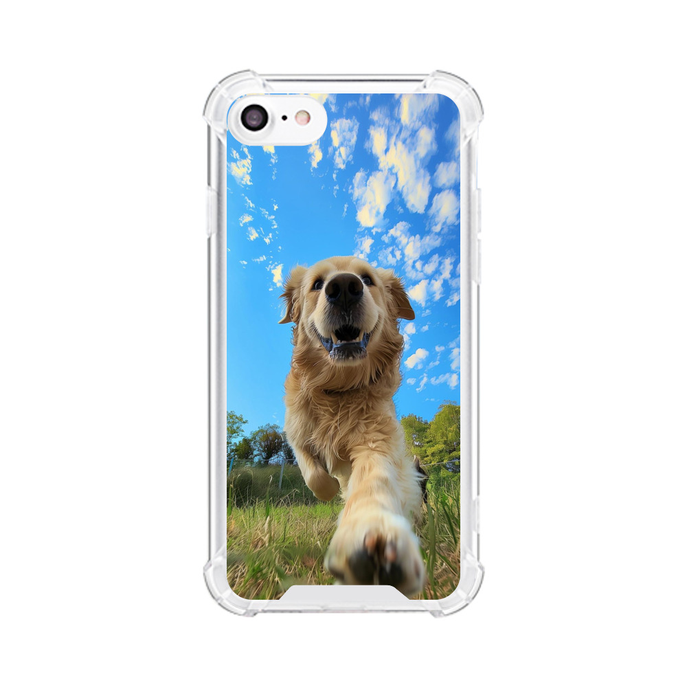 笑顔のゴールデンレトリバー iPhone 7/8/SE (2020)オリジナルケース