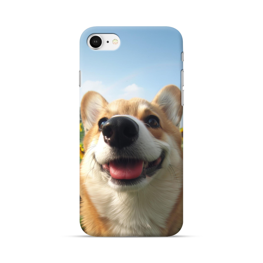 笑顔のコーギー犬 iPhone 7/8/SE (2020)オリジナルハードケース