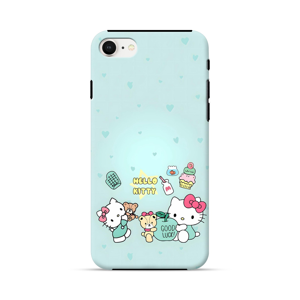 ハローキティと小物デザイン iPhone 7/8/SE (2020)オリジナル耐衝撃ケース