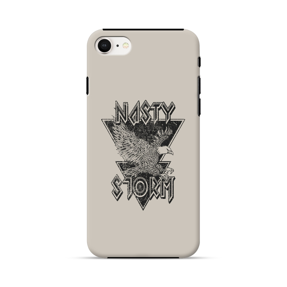 イーグルと嵐のデザイン iPhone 7/8/SE (2020)オリジナル耐衝撃ケース