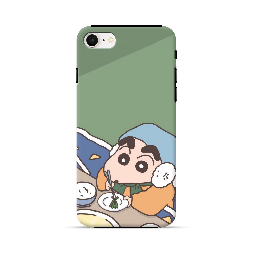 冬のしんちゃん iPhone 7/8/SE (2020)オリジナル耐衝撃ケース