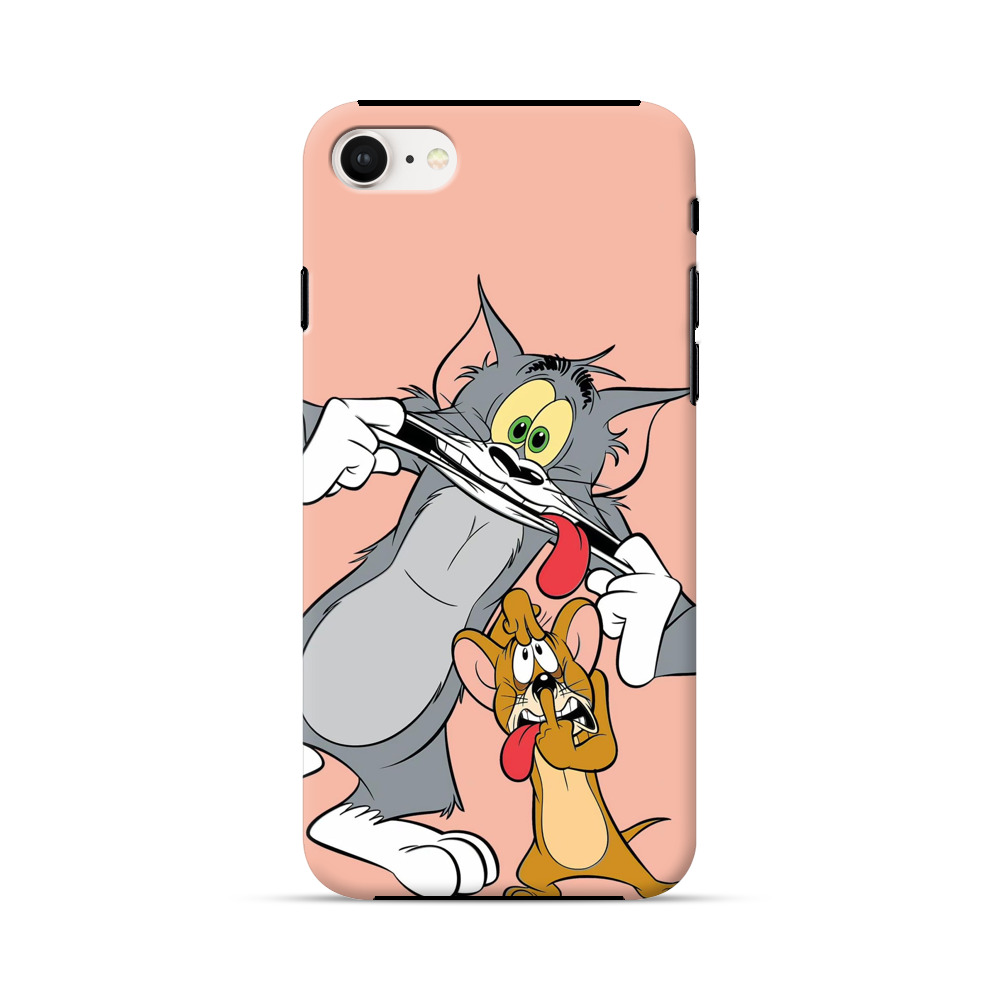 トムジェリーユーモア iPhone 7/8/SE (2020)オリジナル耐衝撃ケース