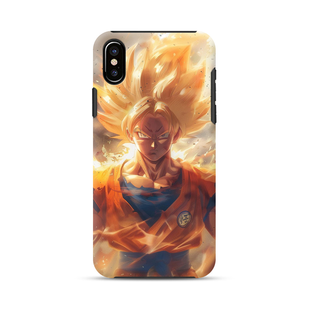 スーパーサイヤ人勇者 iPhone X/XSオリジナル耐衝撃ケース