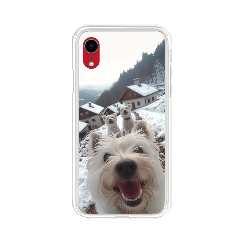 雪景色の白い犬たち puppy-dog-selfie-04 雪景色の白い犬たち puppy-dog-selfie-04