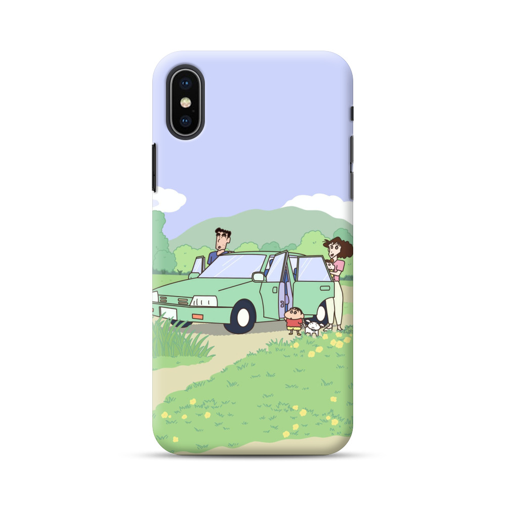 しんちゃん一家の車旅 iPhone XS Maxオリジナルハードケース