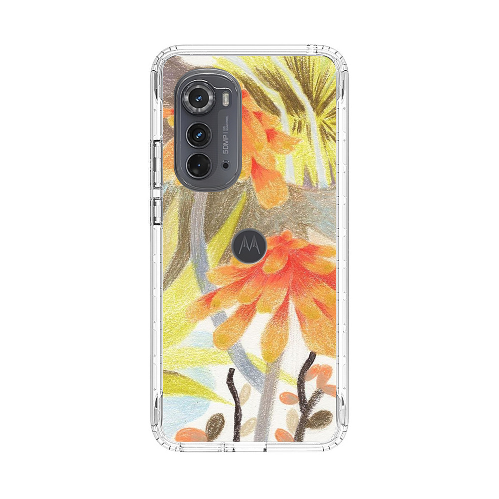 色鮮やかな季節の花々 Motorola Edge (2022)オリジナルケース