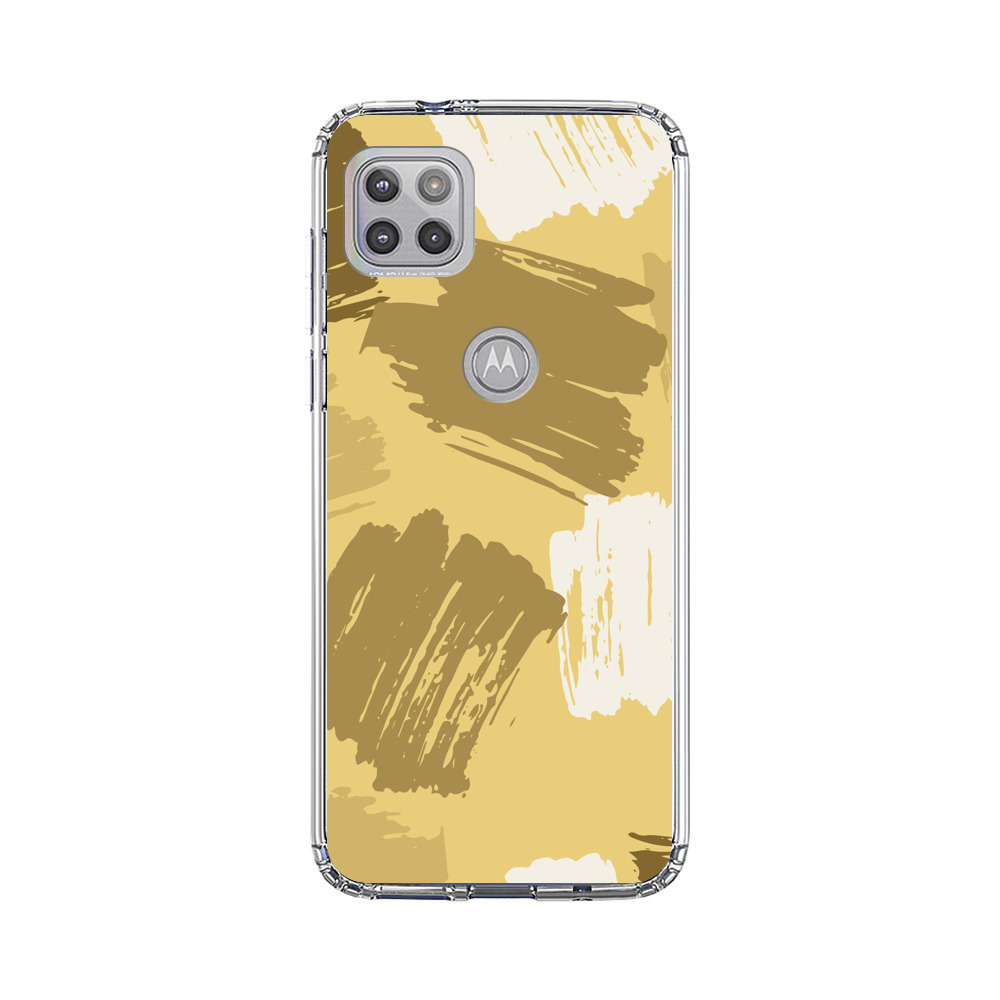 抽象的な色のブラシストローク Motorola Moto G 5G (2020)オリジナルケース