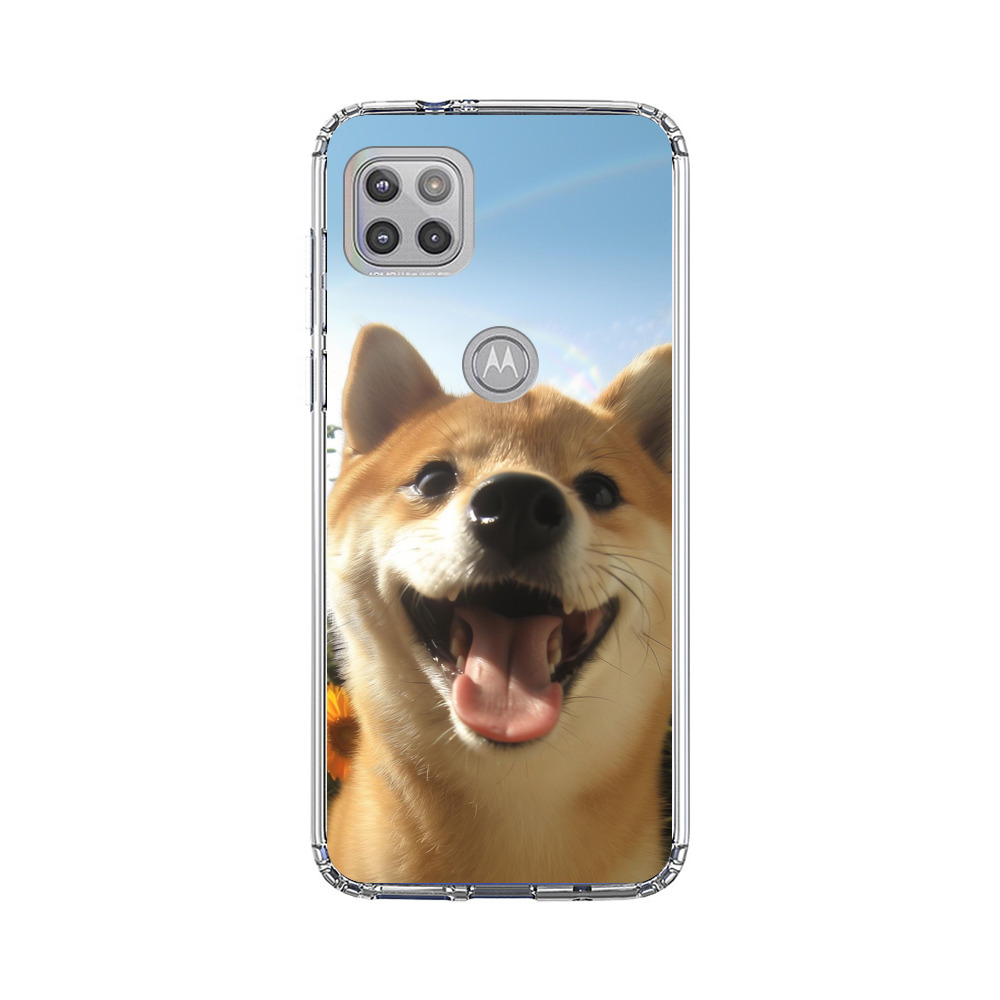 笑顔の柴犬 Motorola Moto G 5G (2020)オリジナルケース
