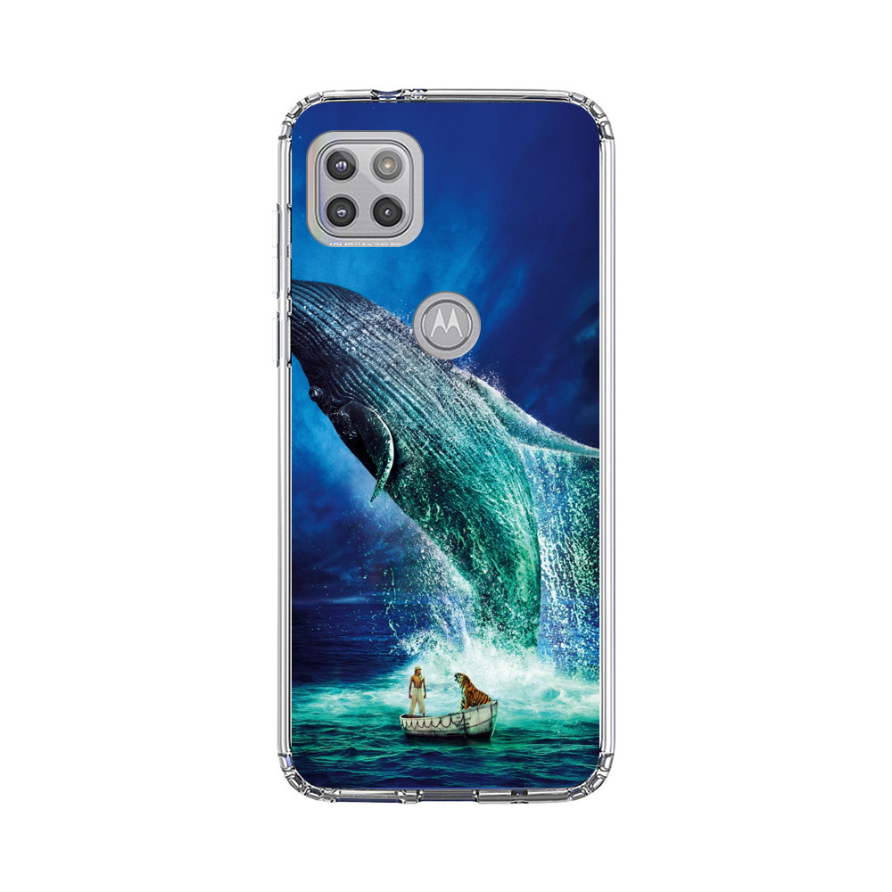 ザトウクジラのジャンプ Motorola Moto G 5G (2020)オリジナルケース