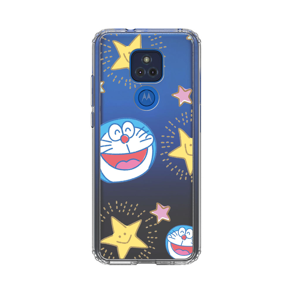 笑顔のドラえもんと星 Motorola Moto G Play (2021)オリジナルケース