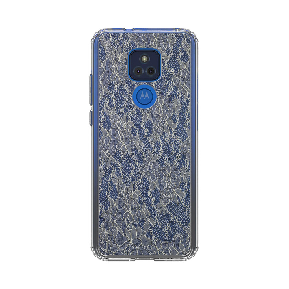 レース模様のデザイン Motorola Moto G Play (2021)オリジナルケース