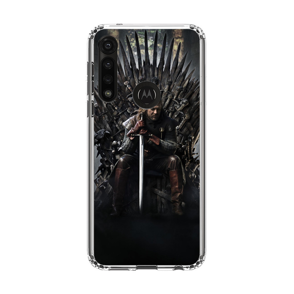 アイアン・スローンに座る男の肖像 Motorola Moto G Power (2020)オリジナルケース
