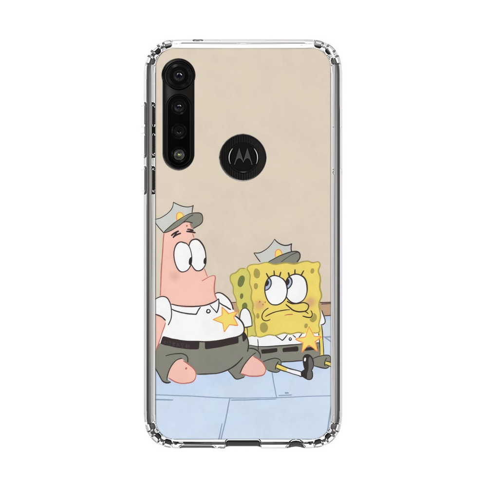 スポンジボブとパトリック Motorola Moto G Power (2020)オリジナルケース