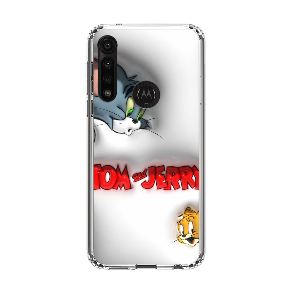 トムとジェリーのロゴ Motorola Moto G Power (2020)オリジナルケース