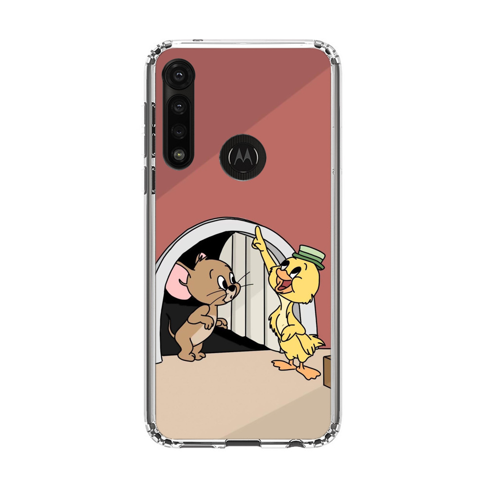 ジェリーとカモのイラスト Motorola Moto G Power (2020)オリジナルケース