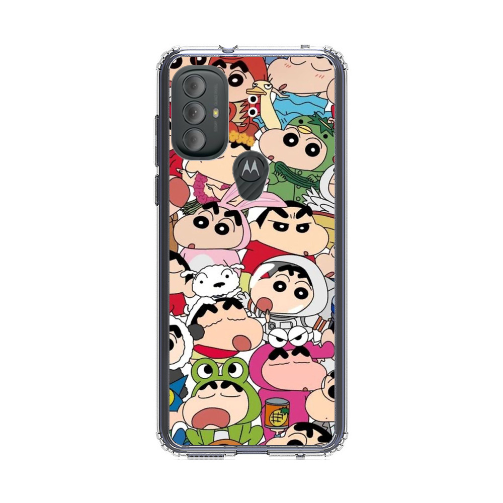 しんちゃんのキャラクターたち Motorola Moto G Power (2022)オリジナルケース
