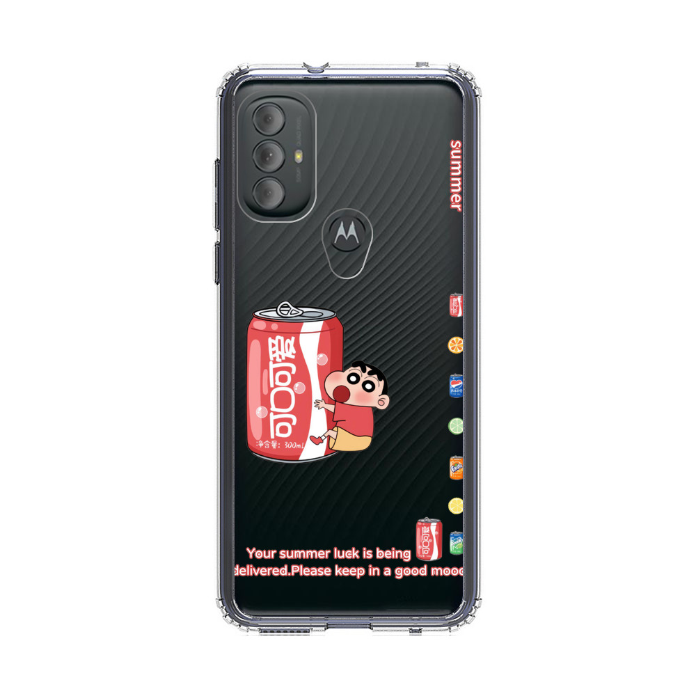 しんちゃんとコーラ缶 Motorola Moto G Power (2022)オリジナルケース