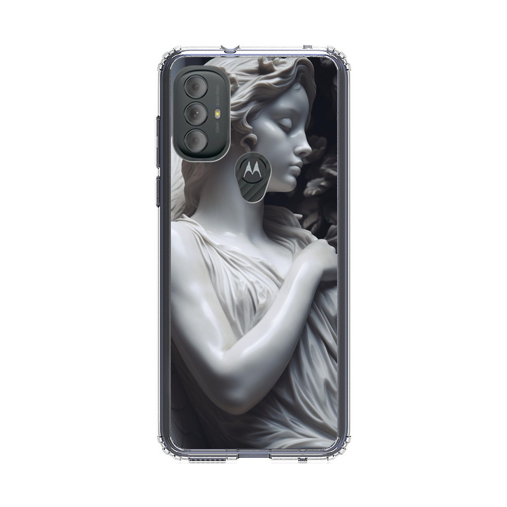 優雅な天使の彫刻 Motorola Moto G Power (2022)オリジナルケース