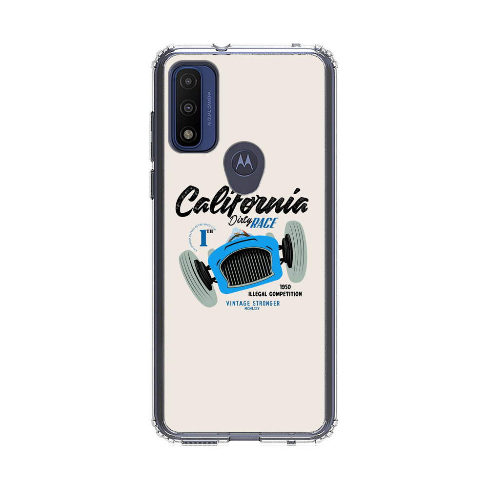 カリフォルニアのヴィンテージレースカー Motorola Moto G Pure (2021)オリジナルケース