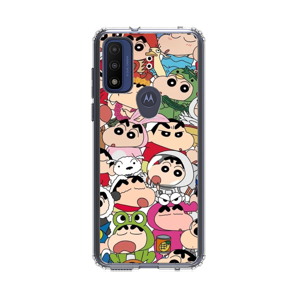 しんちゃんのキャラクターたち Motorola Moto G Pure (2021)オリジナルケース