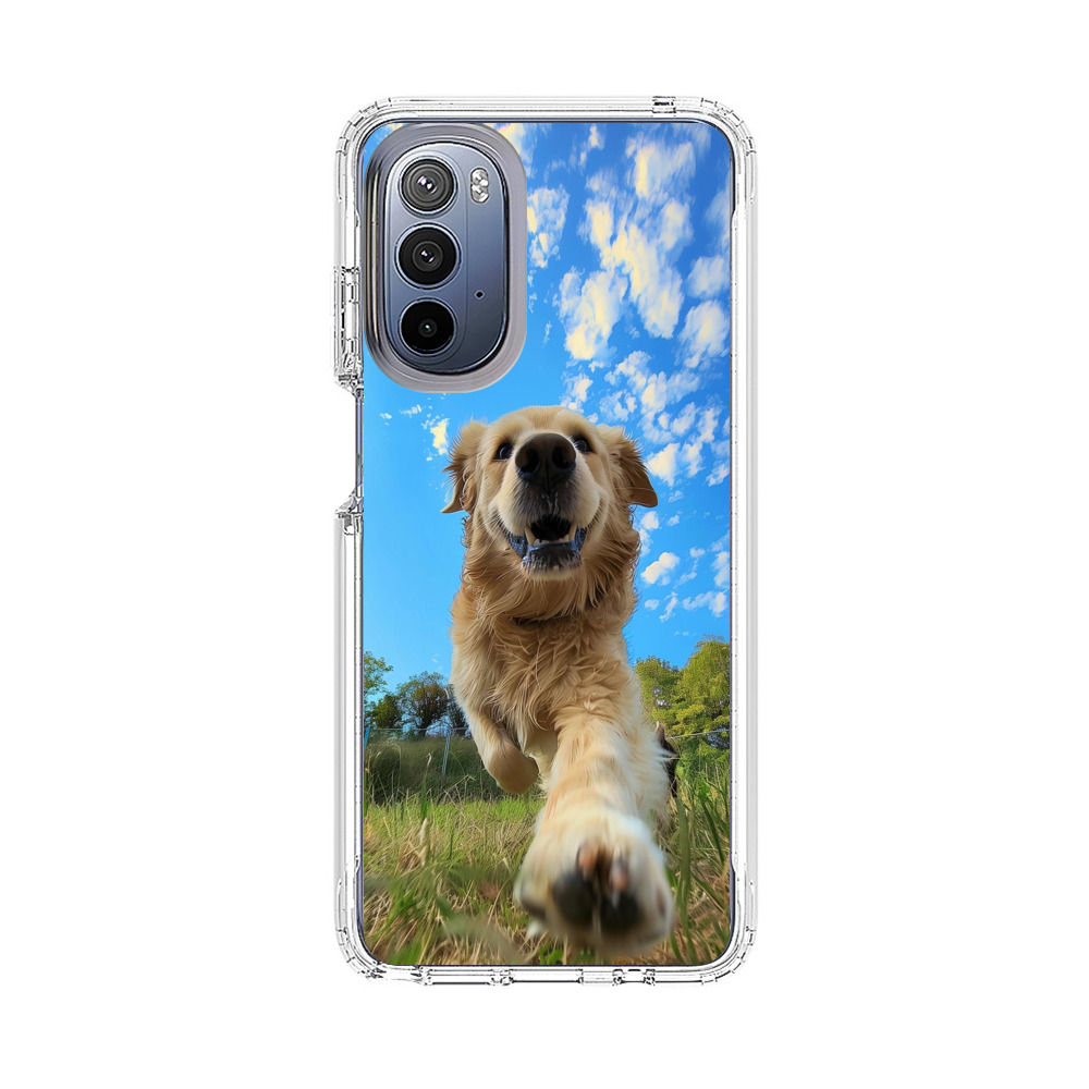 笑顔のゴールデンレトリバー Motorola Moto G Stylus (2022)オリジナルケース