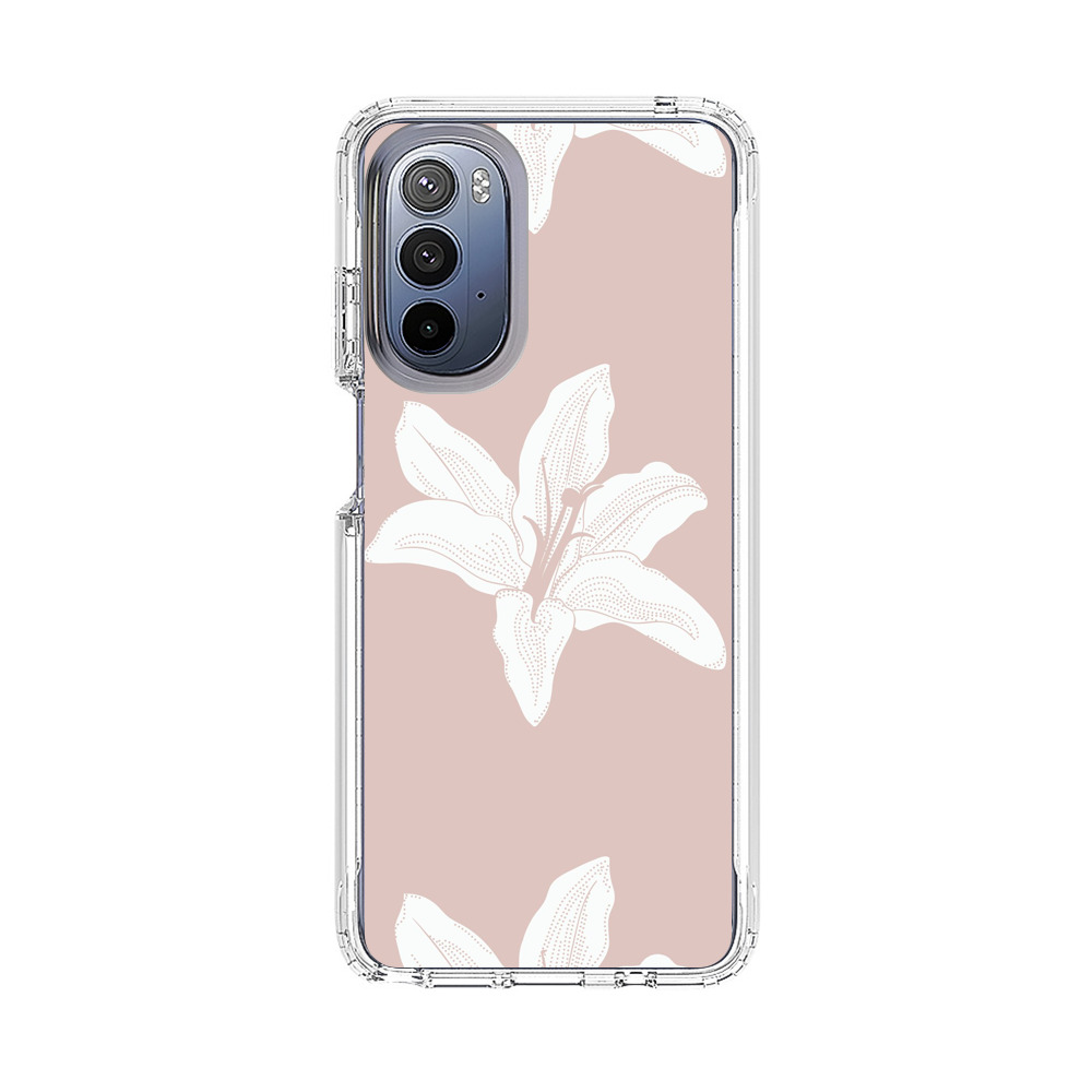 白いユリの花柄パターン white-lily 白いユリの花柄パターン white-lily