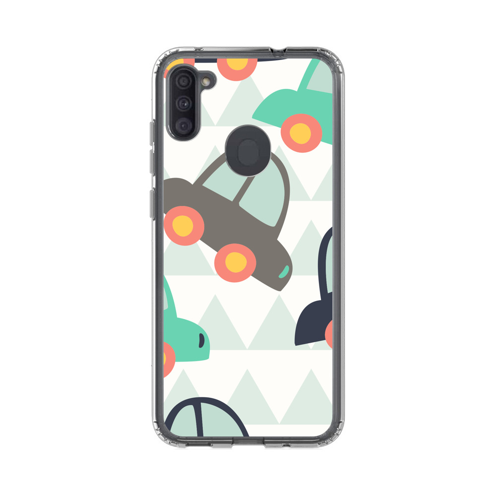 カラフルな車のデザイン Samsung Galaxy A11オリジナルケース